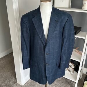 Men's Blue Suit Jacket / Blazer
